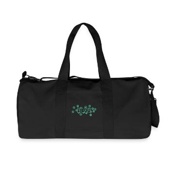 Geschenk für Lilou - Recycelte Canvas-Sporttasche von Stanley/Stella - Schwarz - Vorne
