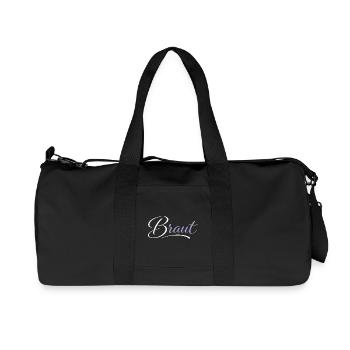 Braut - Recycelte Canvas-Sporttasche von Stanley/Stella - Schwarz - Vorne