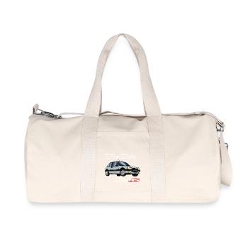 205 1,6 1984 1985 1986 Gris Futura - Sac de sport en toile recyclée Stanley/Stella - blanc naturel - Devant