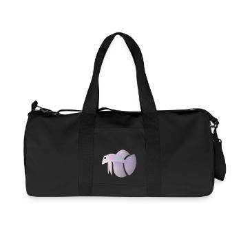 fish fish animal tiere1415 - Recycelte Canvas-Sporttasche von Stanley/Stella - Schwarz - Vorne