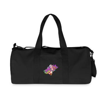 Roller skating - Sac de sport en toile recyclée Stanley/Stella - noir - Devant