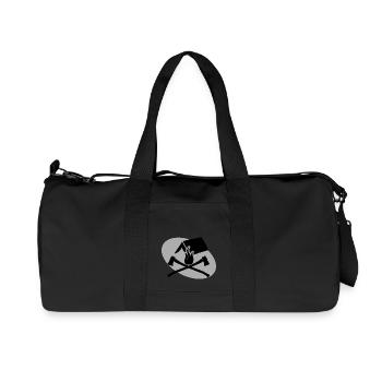 Axt Feuer Zelt Zelten Camping Geschenk - Recycelte Canvas-Sporttasche von Stanley/Stella - Schwarz - Vorne