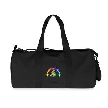 Turtles - Turtles, Baby Turtles - Recycled Canvas Sports Bag by Stanley/Stella - black - Front