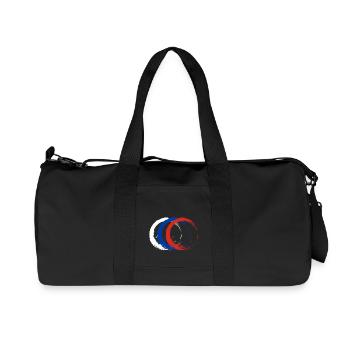 Circle brush flag russia flag colors vector - Recycled Canvas Sports Bag by Stanley/Stella - black - Front