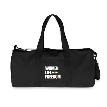 Women life freedom - Sac de sport en toile recyclée Stanley/Stella - noir - Devant