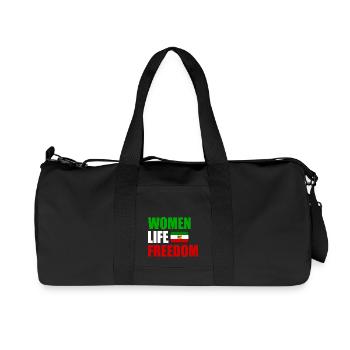 Women life freedom - Sac de sport en toile recyclée Stanley/Stella - noir - Devant