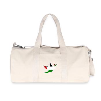 Free palestine - Sac de sport en toile recyclée Stanley/Stella - blanc naturel - Devant