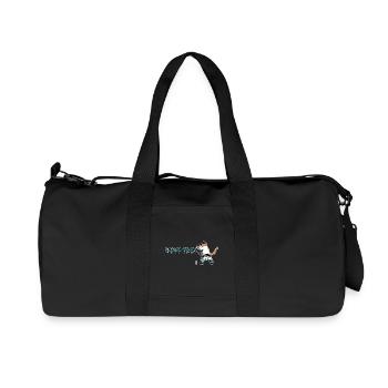Cat Graffiti Dogs Suck - Recycled Canvas Sports Bag by Stanley/Stella - black - Front