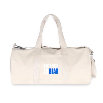 Dites non au bleu - Sac de sport en toile recyclée Stanley/Stella - blanc naturel - Devant