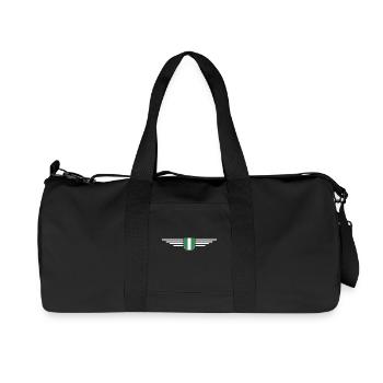 Nigeria Design – Show your love for the country - Recycled Canvas Sports Bag by Stanley/Stella - black - Front