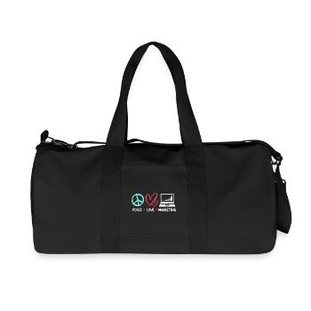 Responsable Marketing - Sac de sport en toile recyclée Stanley/Stella - noir - Devant