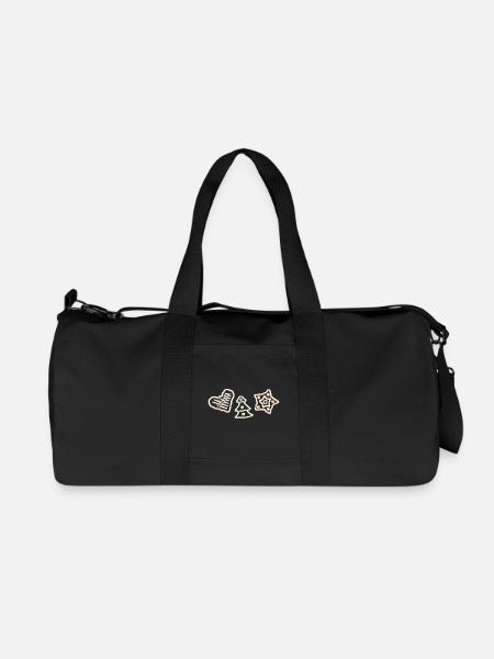 Pfefferkuchen - Recycelte Canvas-Sporttasche von Stanley/Stella - Schwarz