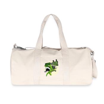 Super Skunk Cannabis Marihuana Ganja - Recycelte Canvas-Sporttasche von Stanley/Stella - Naturweiß - Vorne