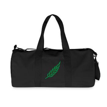 Laurel branch - Recycled Canvas Sports Bag by Stanley/Stella - black - Front