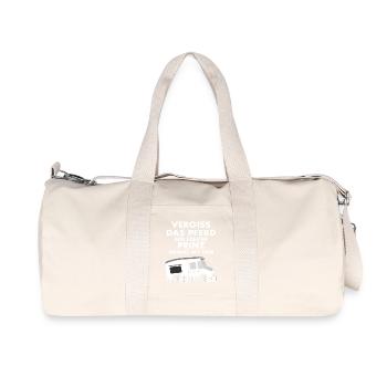 Forget the horse - Prince comes with camper - Recycled Canvas Sports Bag by Stanley/Stella - natural - Front