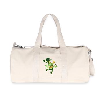 Leprechaun Dancing and Singing - Recycled Canvas Sports Bag by Stanley/Stella - natural - Front