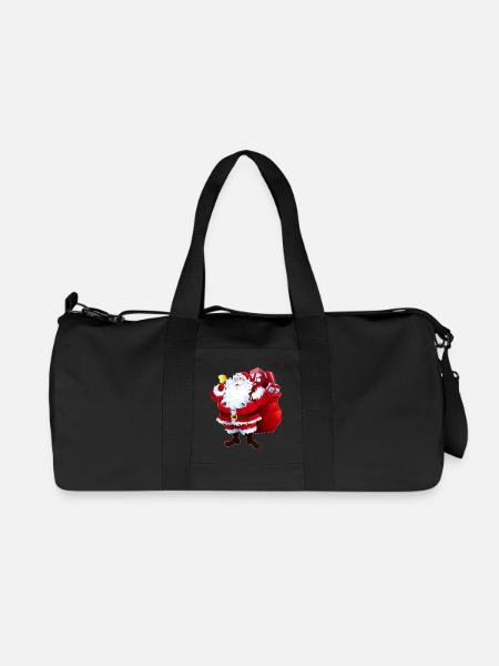 Santa's gift - Recycled Canvas Sports Bag by Stanley/Stella - black