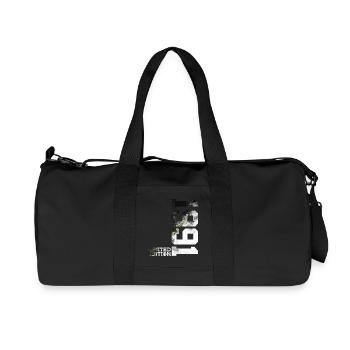 35E ANNIVERSAIRE ÉDITION LIMITÉE 1991 - Sac de sport en toile recyclée Stanley/Stella - noir - Devant