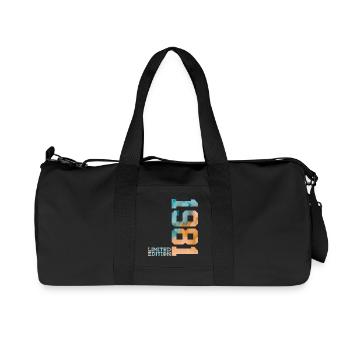 45E ANNIVERSAIRE ÉDITION LIMITÉE 1981 - Sac de sport en toile recyclée Stanley/Stella - noir - Devant