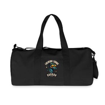 Serpent Glam Couture - Recycled Canvas Sports Bag by Stanley/Stella - black - Front