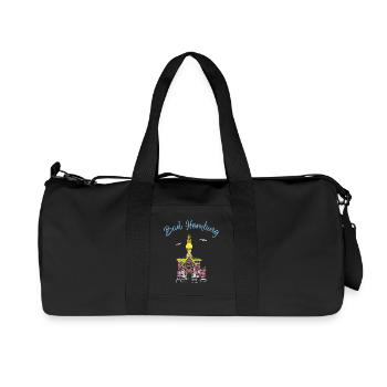 Bad Homburg, Taunus Russian Chapel, Germany - Recycled Canvas Sports Bag by Stanley/Stella - black - Front