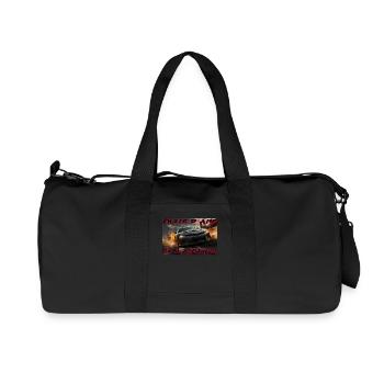 Pilote d'Âme et d'Asphalte - Sac de sport en toile recyclée Stanley/Stella - noir - Devant