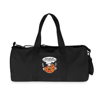 Pizza Chef Humour T-Shirt - Recycled Canvas Sports Bag by Stanley/Stella - black - Front