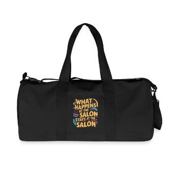 Salon secrets stay in the salon - Recycled Canvas Sports Bag by Stanley/Stella - black - Front