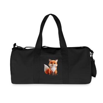 Fuchs 1 - Recycelte Canvas-Sporttasche von Stanley/Stella - Schwarz - Vorne
