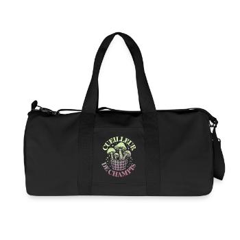Cueilleur de Champis - Sac de sport en toile recyclée Stanley/Stella - noir - Devant