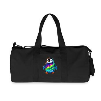 Pingouin - Sac de sport en toile recyclée Stanley/Stella - noir - Devant
