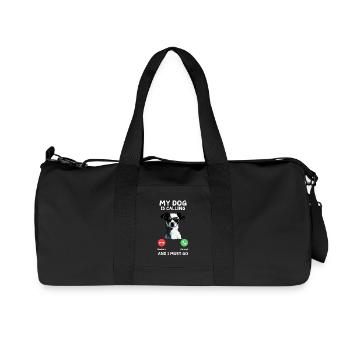 Dog Is Calling: Must Go - Recycled Canvas Sports Bag by Stanley/Stella - black - Front