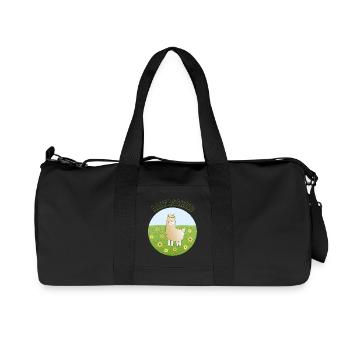 Alpaka-Alltagsheld - Recycelte Canvas-Sporttasche von Stanley/Stella - Schwarz - Vorne