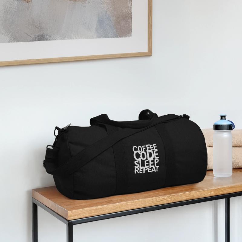 coffee code Programmer - Computer Science Work Logo Recycled Canvas Sports Bag by Stanley/Stella
