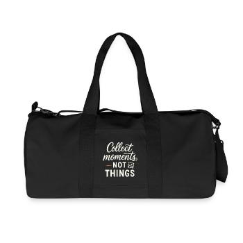 Collect_Moments - Recycled Canvas Sports Bag by Stanley/Stella - black - Front