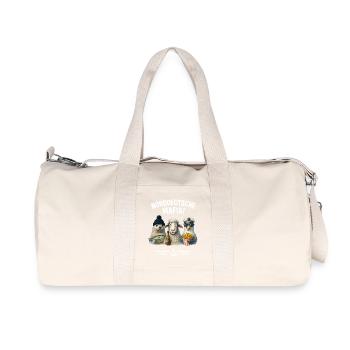 Norddeutsche Mafia - Recycelte Canvas-Sporttasche von Stanley/Stella - Naturweiß - Vorne