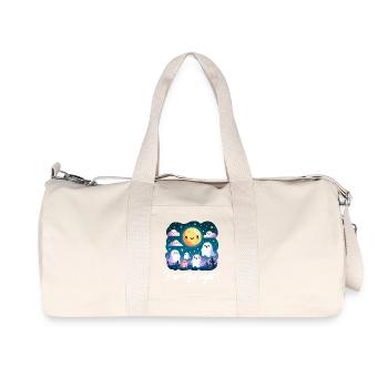 Nuit Boo adorable des fantômes - Sac de sport en toile recyclée Stanley/Stella - blanc naturel - Devant