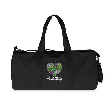 Plant Lady Plant Succulent Cactus Women - Recycled Canvas Sports Bag by Stanley/Stella - black - Front