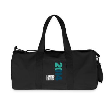 12. Geburtstag Level 12 Unlocked 2014 - Recycelte Canvas-Sporttasche von Stanley/Stella - Schwarz - Vorne