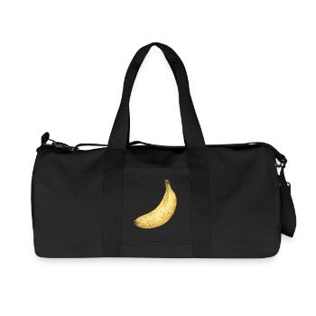 Mosaic Banana Golden Yellow - Recycled Canvas Sports Bag by Stanley/Stella - black - Front