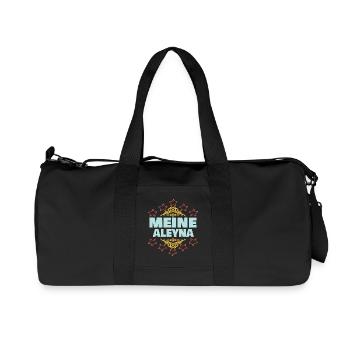 Aleyna als Ehefrau - Recycelte Canvas-Sporttasche von Stanley/Stella - Schwarz - Vorne