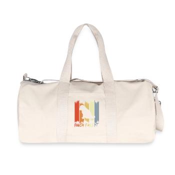 Propriétaire de chien - Sac de sport en toile recyclée Stanley/Stella - blanc naturel - Devant