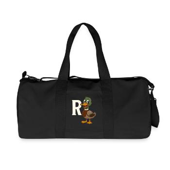 Pension Duck Retirement Pension Early Retirement Gift - Recycled Canvas Sports Bag by Stanley/Stella - black - Front