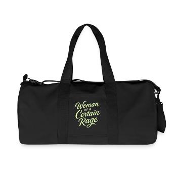 Woman Of A Certain Rage T-Shirt Frauen Feminist - Recycelte Canvas-Sporttasche von Stanley/Stella - Schwarz - Vorne