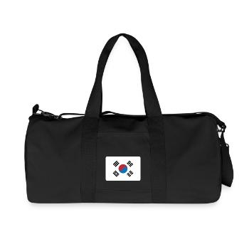 DRAPEAU DE LA CORÉE DU SUD - Sac de sport en toile recyclée Stanley/Stella - noir - Devant