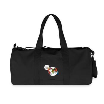 Football connects the world - The of Orbis - Recycled Canvas Sports Bag by Stanley/Stella - black - Front