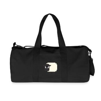 8 bit sheep - Recycled Canvas Sports Bag by Stanley/Stella - black - Front