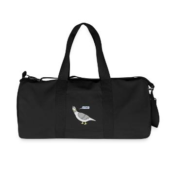 Stadttauben GURU - Recycelte Canvas-Sporttasche von Stanley/Stella - Schwarz - Vorne