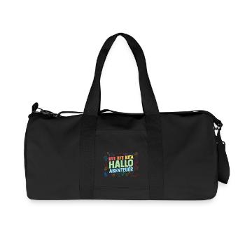 Daycare Leavers School Enrollment Schoolchild - Recycled Canvas Sports Bag by Stanley/Stella - black - Front
