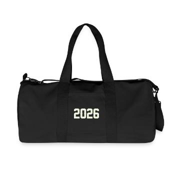 2026 - Recycelte Canvas-Sporttasche von Stanley/Stella - Schwarz - Vorne